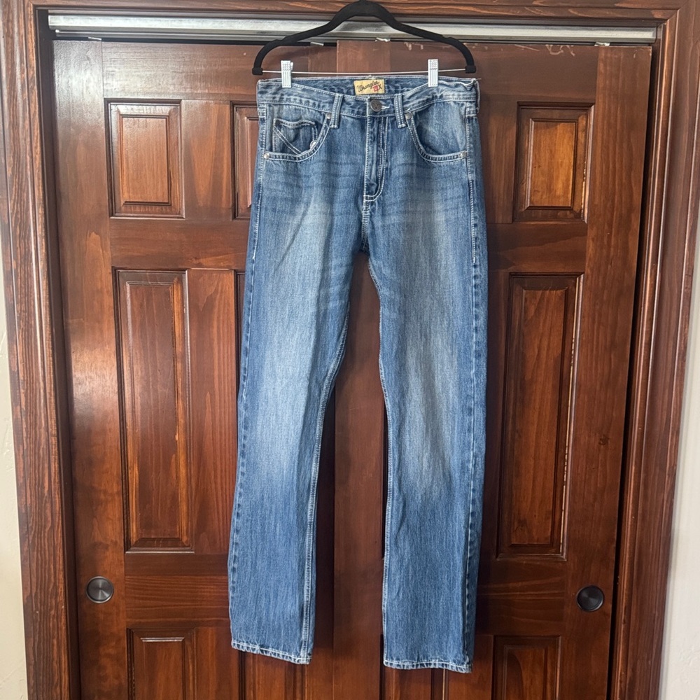 Wrangler Men's Straight Jeans - Classic Blue